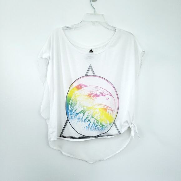 PacSun Eagle Sleeveless Top Boho Open Arms Small Boho, Open Arm Hole Festival - Picture 2 of 6